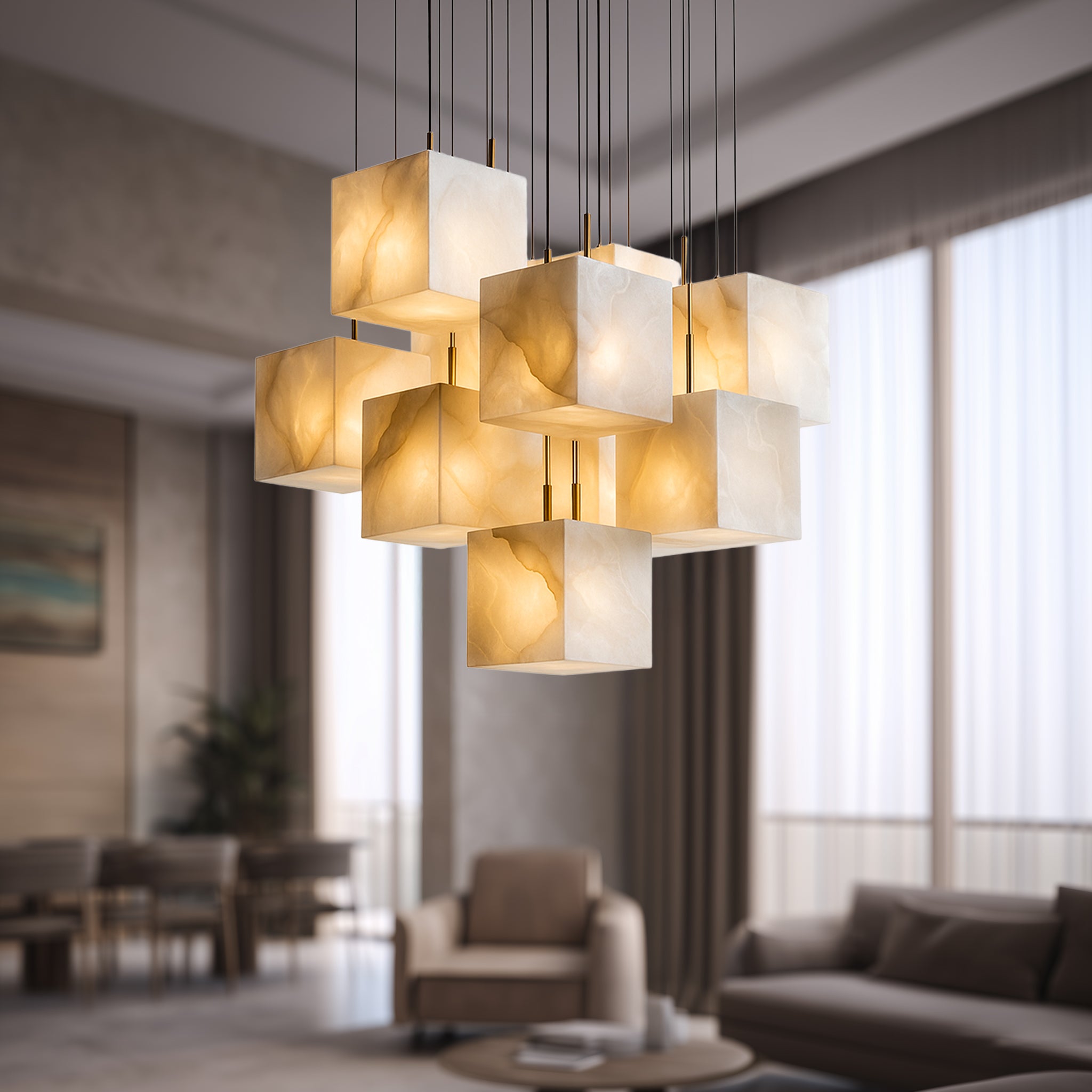 Cuben Chandelier