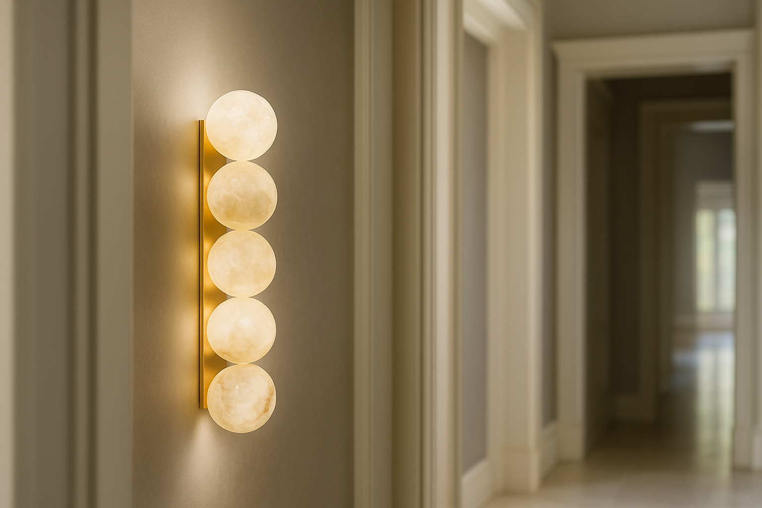 Necklace wall Lamp