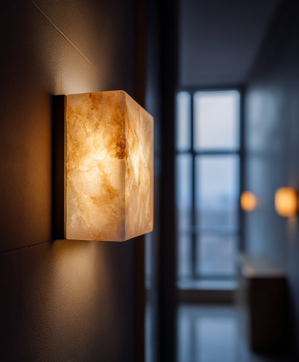 Cuben wall lamp